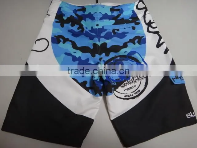 Camo printed lycra fabric