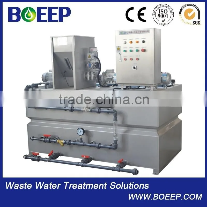 Automatic Polymer Preparation/dosing Unit with Three Tanks