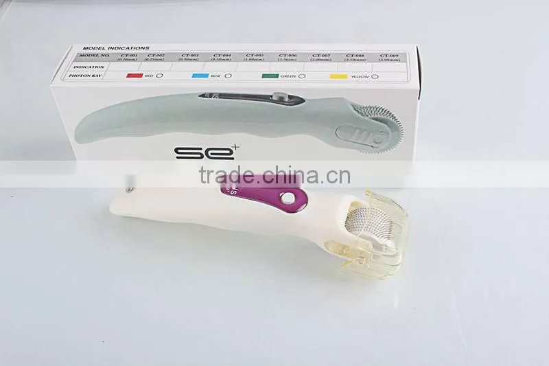 professional hair restoration,anti ageing,anti wrinkle,vibration 540 derma roller with LED light