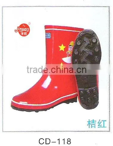 fashion rubber rain boot