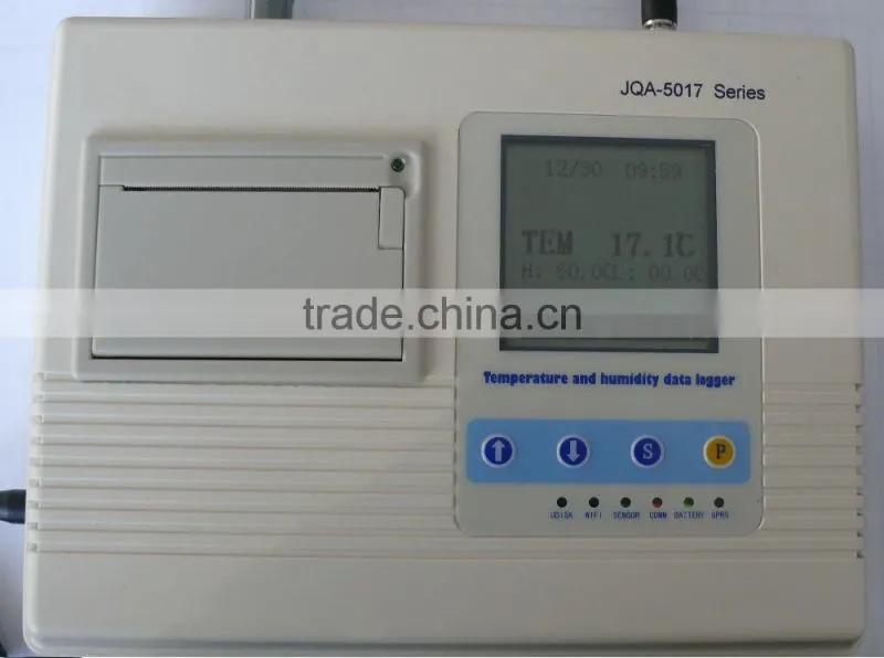 Paperless temperature recorder for dee temperature logger for cold room temperature humidity data logger