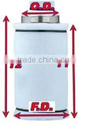 compressed air filter for grow light hydroponics green house light hood