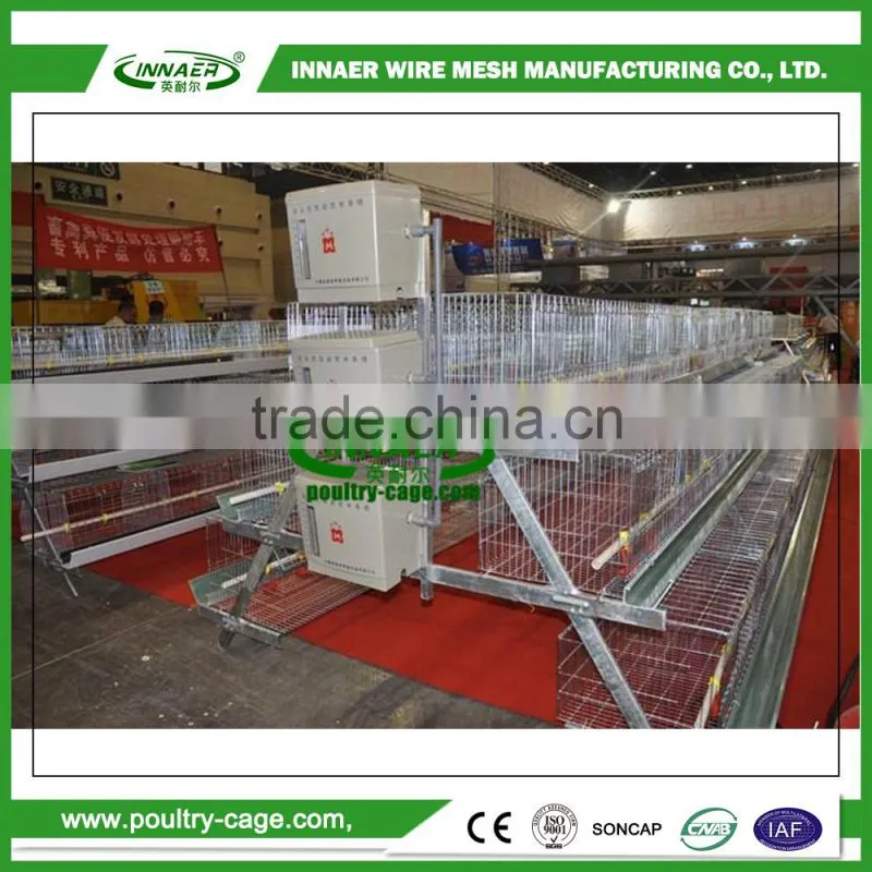 Surface smooth,and bright broiler chicken cage factory