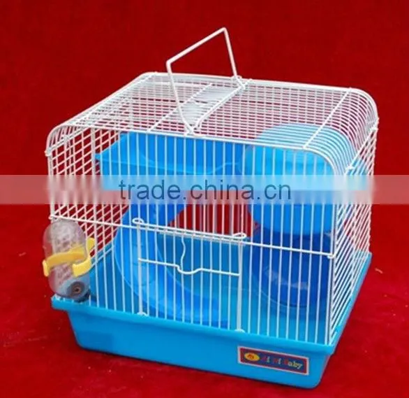 Plastic hamster pet cage with 6 colors for sale