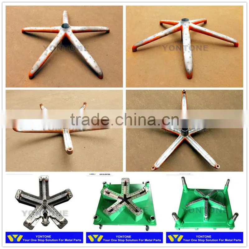 Ningbo OEM Factory Aluminum Die Casting Office Chair Wheel Base