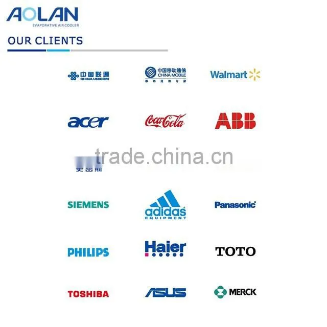 Aolan manufacturer fan air cooling pad for poultry farm / desert cooler pad