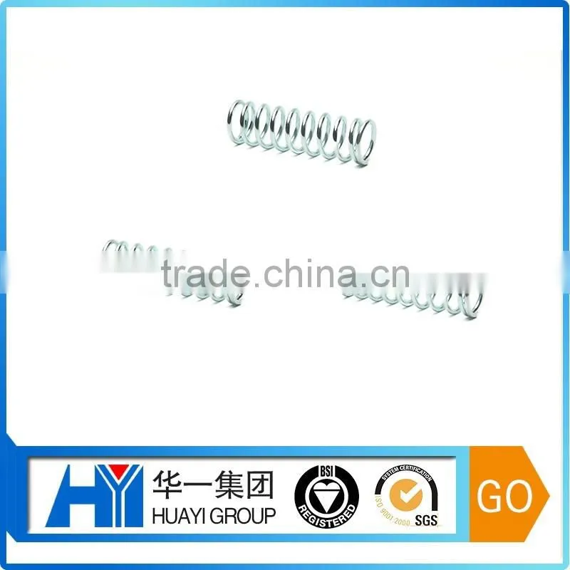 custom stainless steel metal spiral zinc plated small coil ball pen compression spring manufacturer