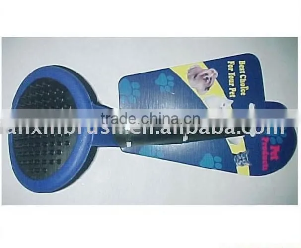 pet rubber grooming massager brush for pets