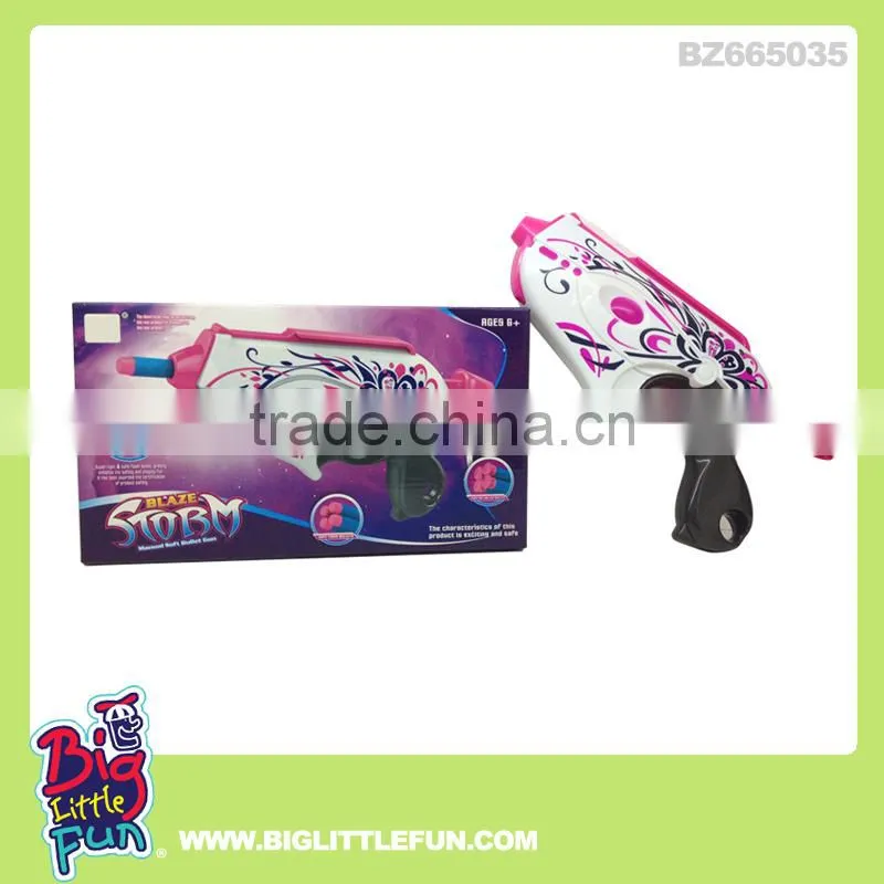 Electric shooting toys gun sniper with 30 soft bullets