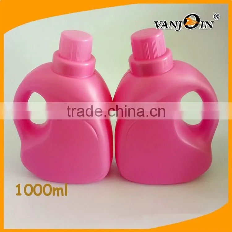 Colorful 1L Empty detergent package bottles with lid