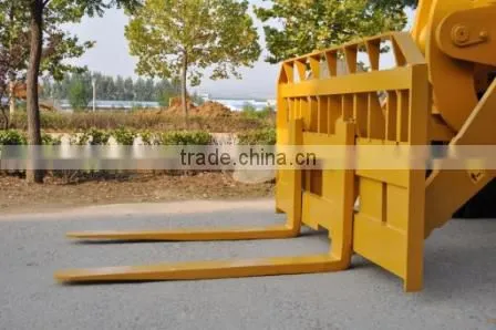 Weichai Steyr diesel Luneng wheel loader with grass grasper /clamp Shan dong YIneng YN956 wheel loader