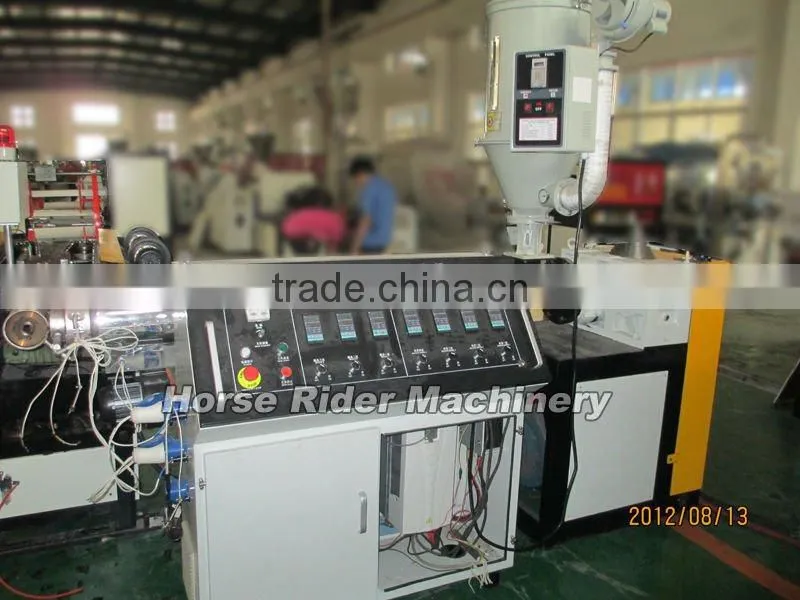 New PVC Single Wall Wire Conduit Pipe Machine / single wall corrugated pipe making machine