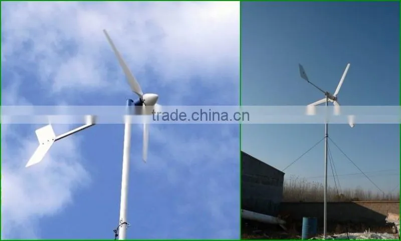 Factory Price Durable 1KW wind power horizontal axis wind turbine price