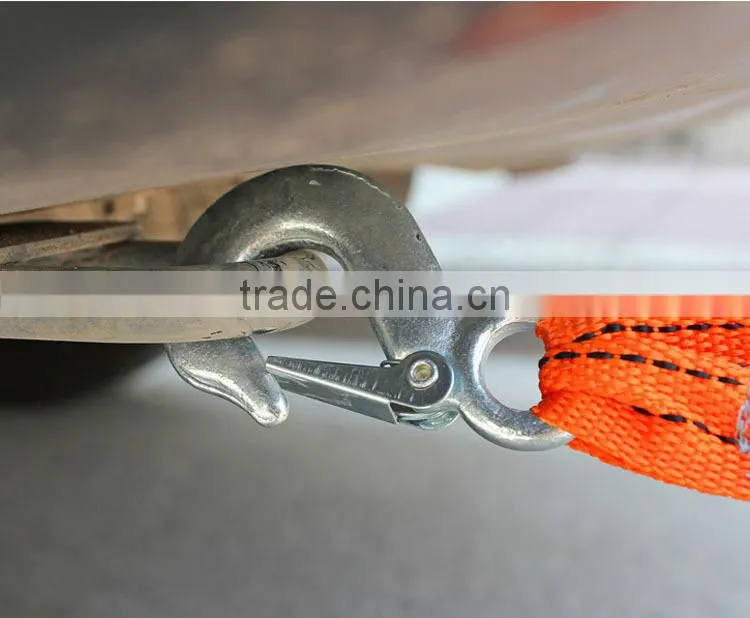 H70125 EMERGENCY STEEL TOW ROPE 10MM X 4M WITH HOOKS PLASTIC COATED STEEL CABLE VEHICLE