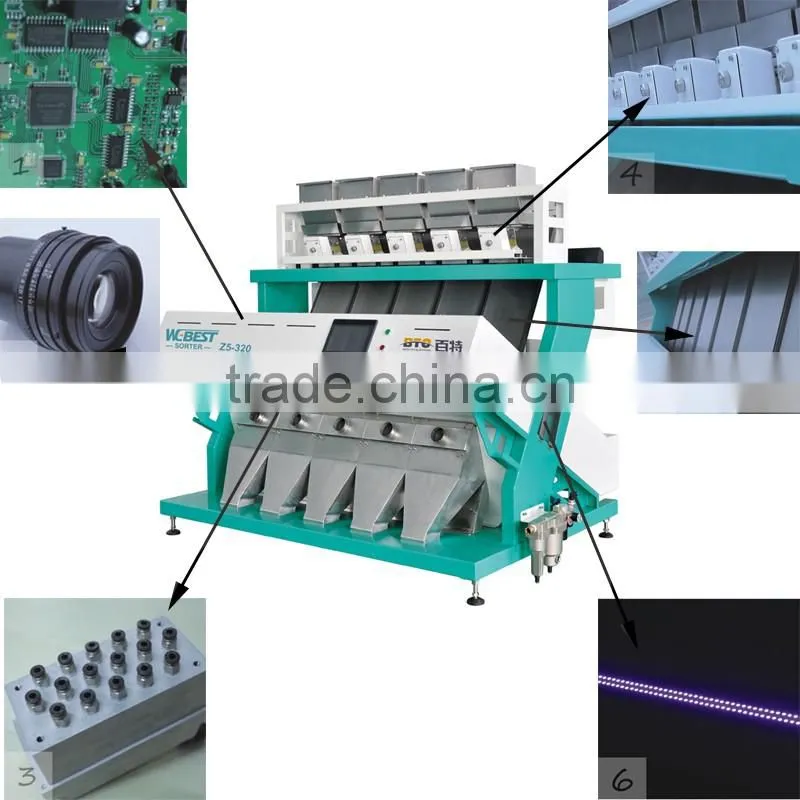 Stable Peppper Seed CCD Color Sorting Machine