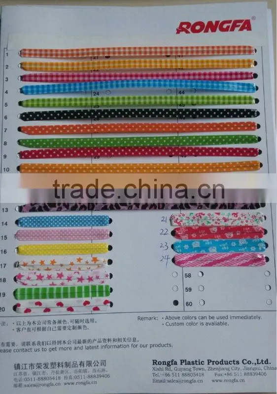 8mm*12cm per-cuted printed plastic tie clips