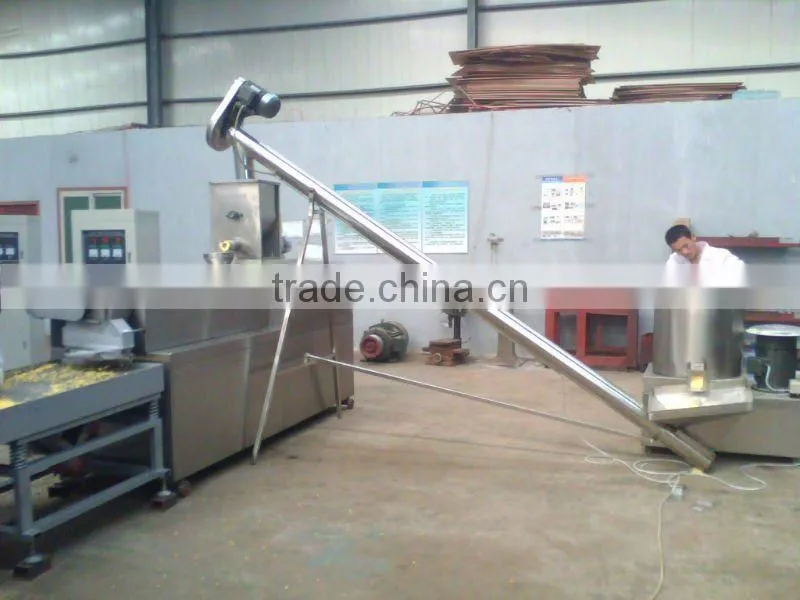 Crisp Cereal Fried Corn Flakes Machine With Double Screws