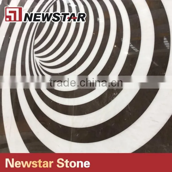 Newstar various waterjet marble tiles design floor pattern