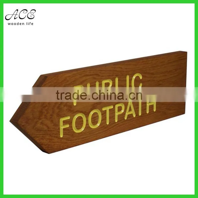wooden sign/ wood plaque