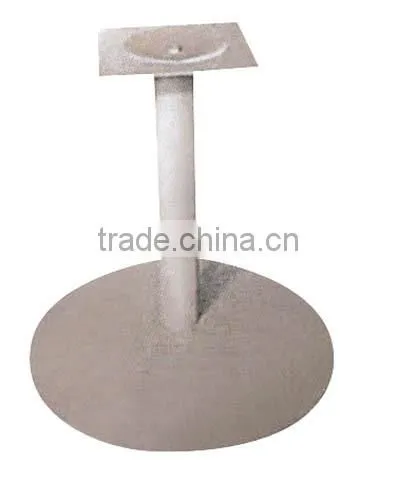 Square antique cast iron table base for wood top FT-06