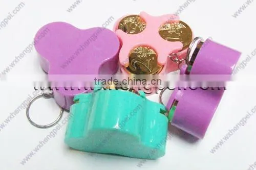 plastic coin holder