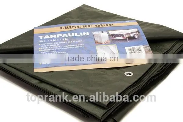 Best price outdoor camping 2.5m*4m waterproof camouflage pe tarpaulin of trucks