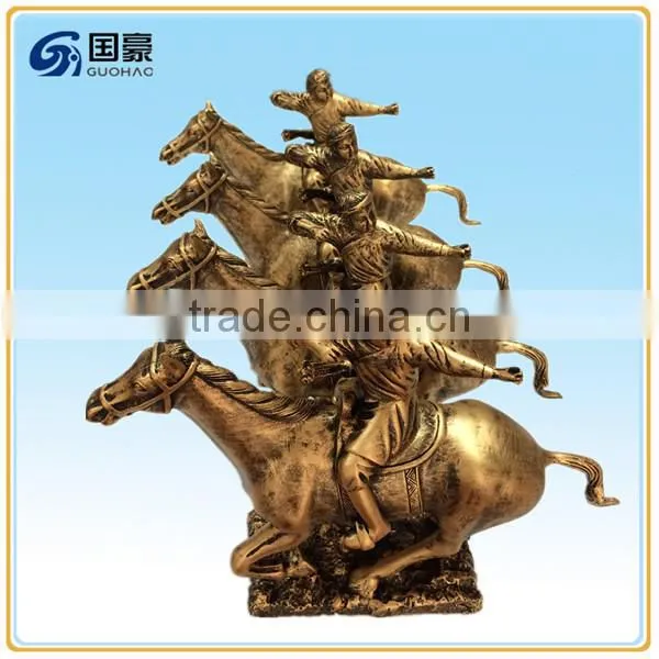Custom trade assurance resin american eagle flag sculpture award trophy