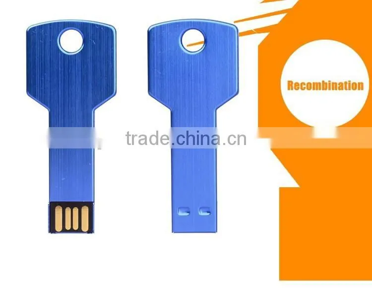 Colorful key shaped customized logo 4gb 8gb 16gb 32gb USB flash drive