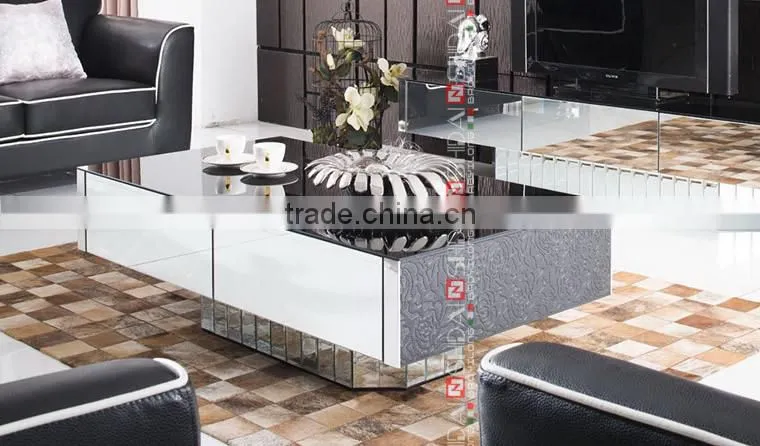 LV-TA807L mirrored furniture coffee table for sale