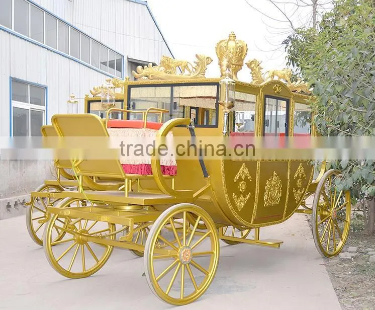 Cinderella horse carriage cake stand wedding car carriage(BG11-M096)