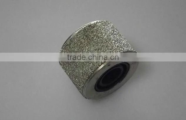 Vacuum brazed diamond abrasive drum wheels for stones