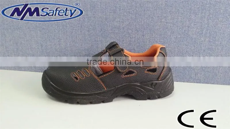 NMSAFETY new design men buffalo leather safety shoes with CE certificates