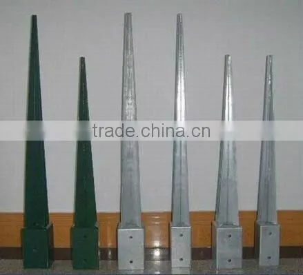 Galvanized steel fence ground spike china supplier