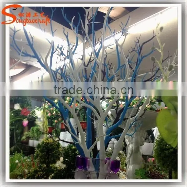 wholesale artificial white dry tree branches without leaves for indoor decoration