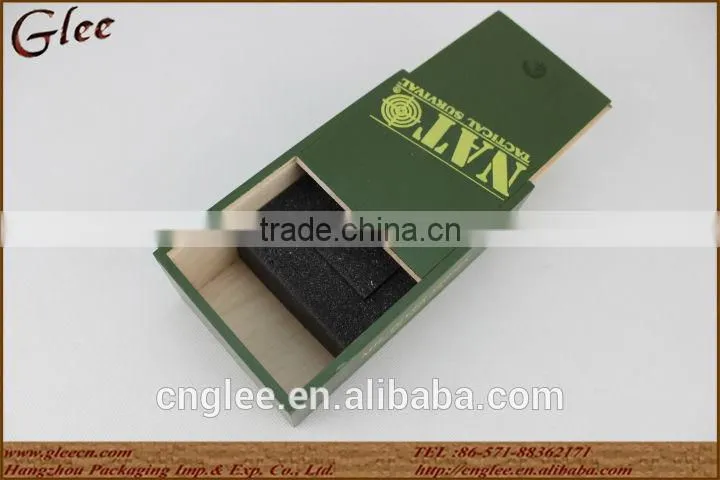 Elegant hot sale wooden watch packaging gift box