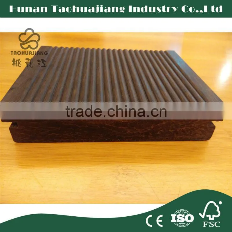 ISO14001 Certificate Carbonized Horizontal Bamboo Flooring , Bamboo Wood Flooring