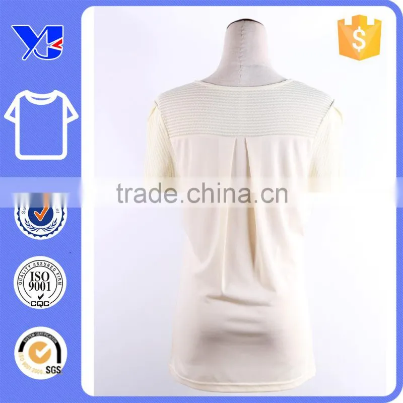 Fashion women top v neck short sleeve lady printing blouse