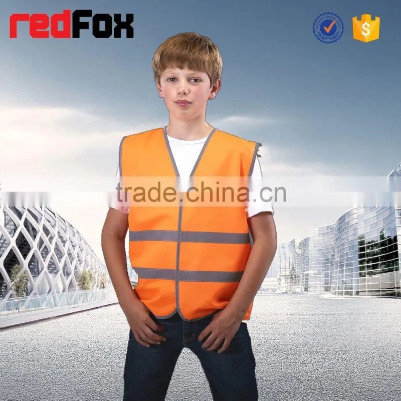 high visibility cheap vest printed logo for promotion