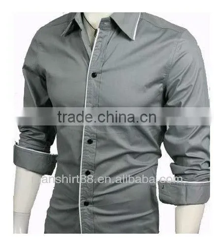 long sleeve Slim fit men dress shirt
