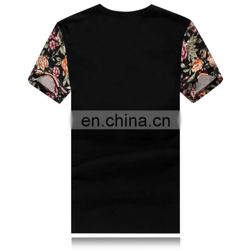 custom t shirt printing with flower sleeve