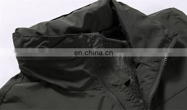 waterproof jacket lightweight camping wear with a stowable hood