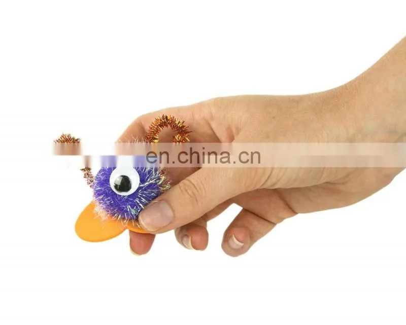 DIY Craft Making Assorted Pom Poms
