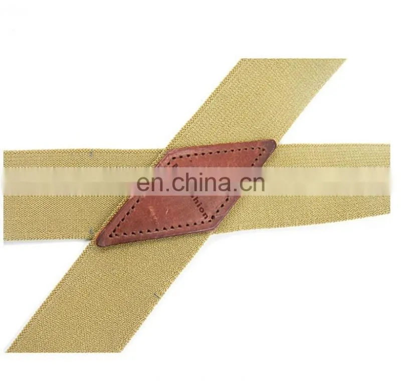 Wholesale The first layer leather straps suspenders
