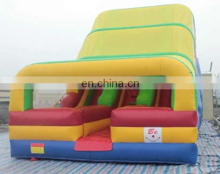 Commerical steep giant outdoor inflatable slide with sunshade