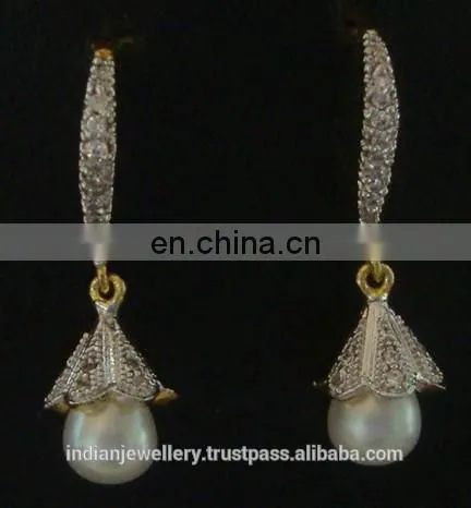 cubic zirconia jewelry ear cuffs manufacturer, cubic zirconia jewellery ear cuff exporter