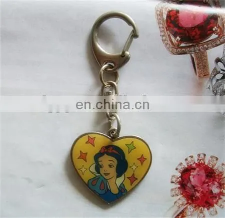 gifts metal four leaf clover epoxy dripping keychain, key ring
