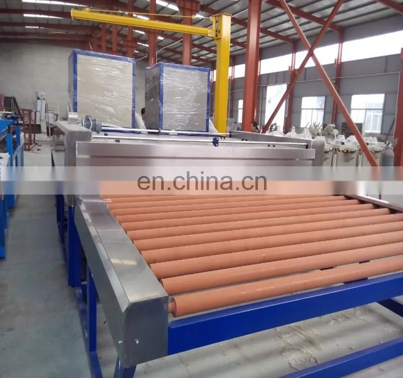 horizontal insulating glass washing and drying machine