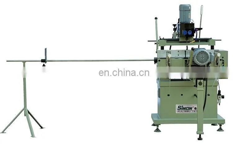 factory supply low price lock hole Groove Processing Machine for Aluminum Windows Machines