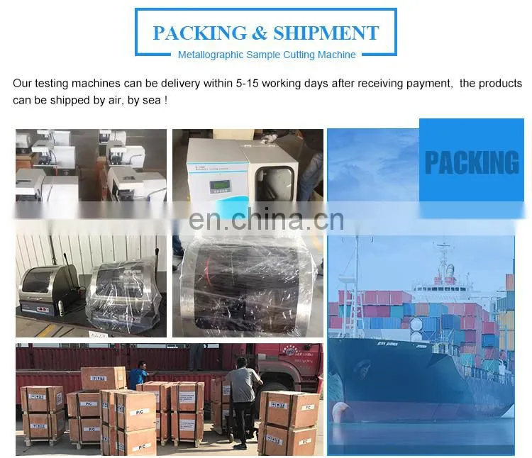 Manual metallurgical laboratory equipment with cooling system suppliers