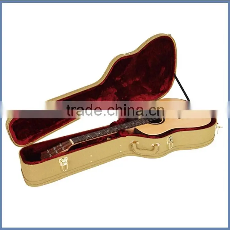 Durable guitar wooden case